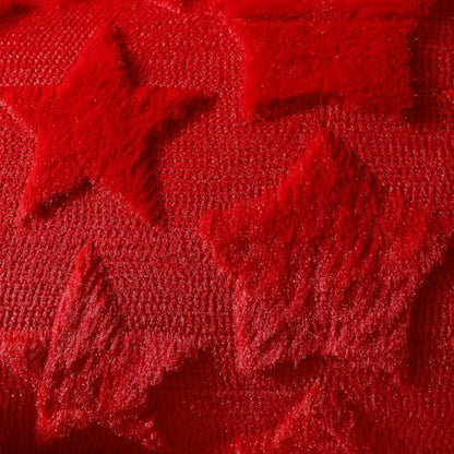 DFXSZ 4th of July Pillow Covers 18x18 inch Set of 2 4th of July Decor White Size Stars Decoration White Soft Plush Faux Fur Jacquard Throw Pillows Independence Day Decorations for Home Sofa PTK030C18