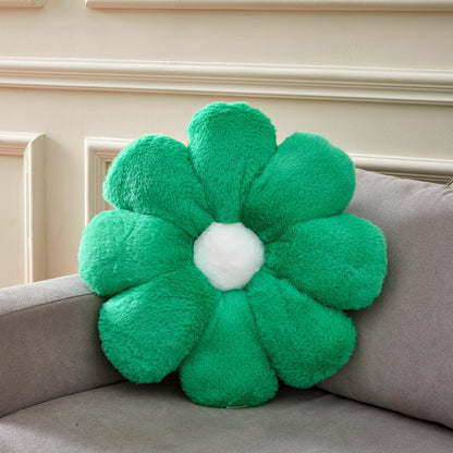 21.65In Cute White Flower Throw Pillow Floor Cushion Pillow as Room Decor Desk Chair Cushion Decorative Bed Throw Pillows for Girls Adults